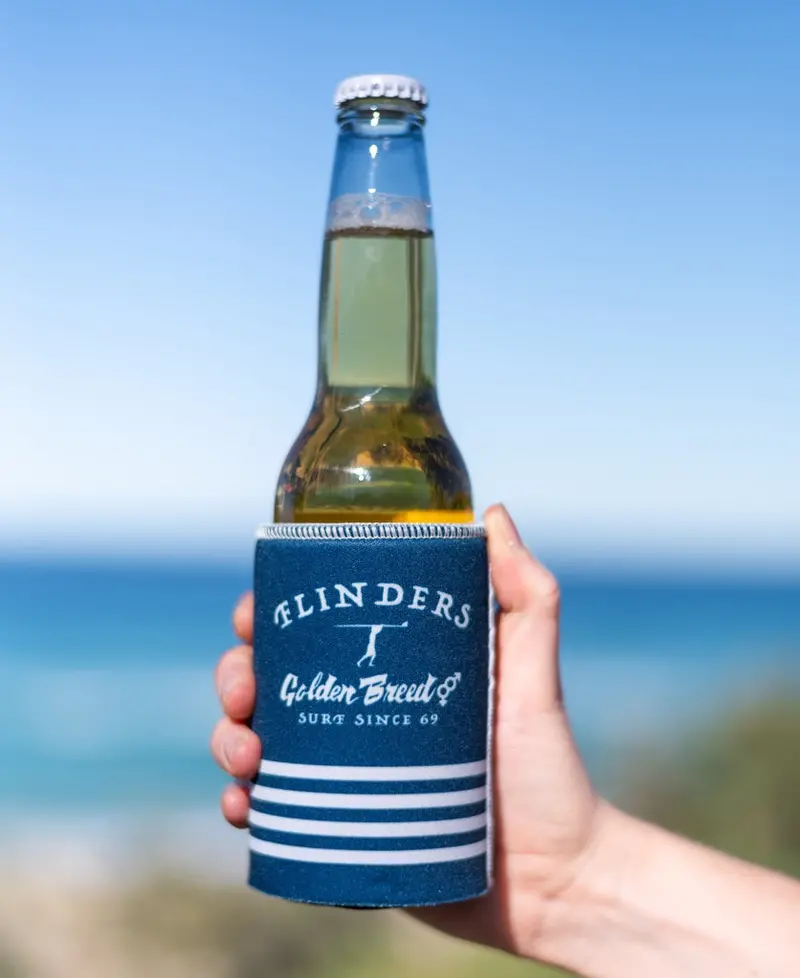 Flinders Stubby Beach Boy T-Shirt In Navy 1