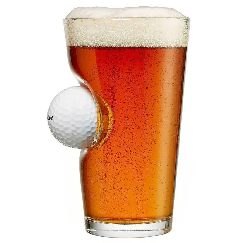 Fore! Golf Ball–Featured Ale Glass 1