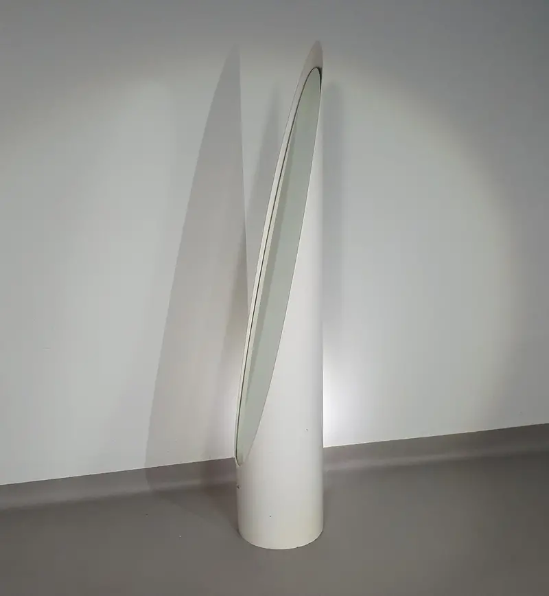 French Mid-Century Lipstick-Shaped Wall Mirror, 1970S 1