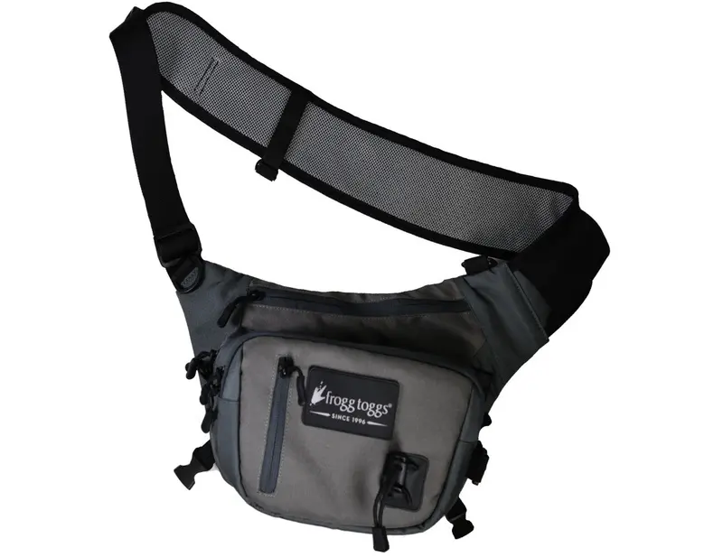 Frogg Toggs Flats Sling Pack – Black Compact Angler Carry System 1