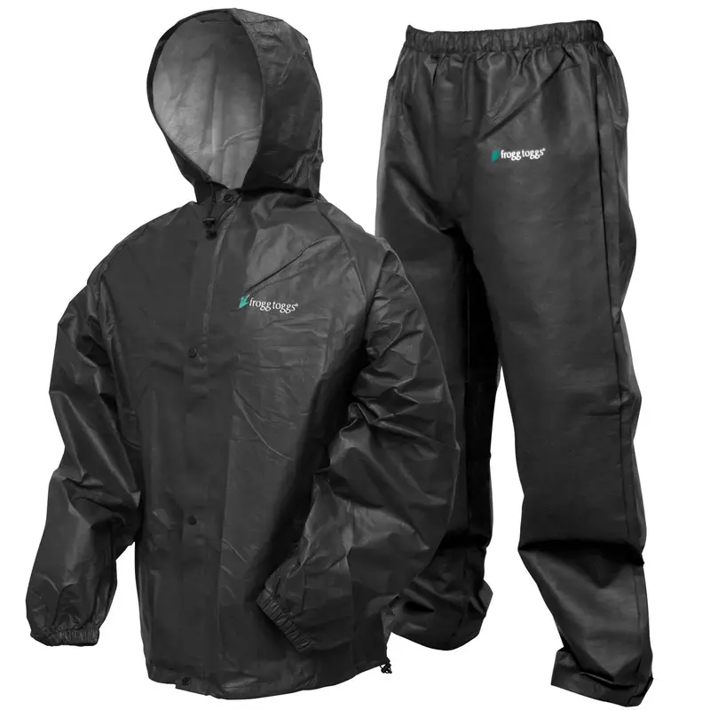 Frogg Toggs Pro Lite Rain Suit – Carbon Black, Men’S Medium/Large 1