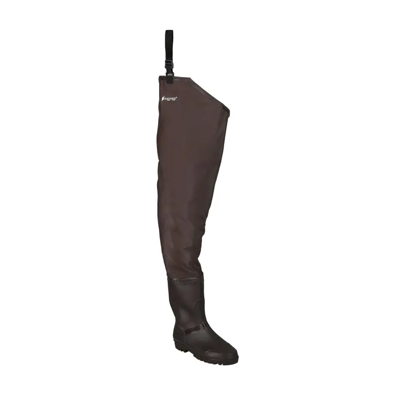 Frogg Toggs Rana Hip Waders – Brown Pvc Lug Sole, Size 10 1