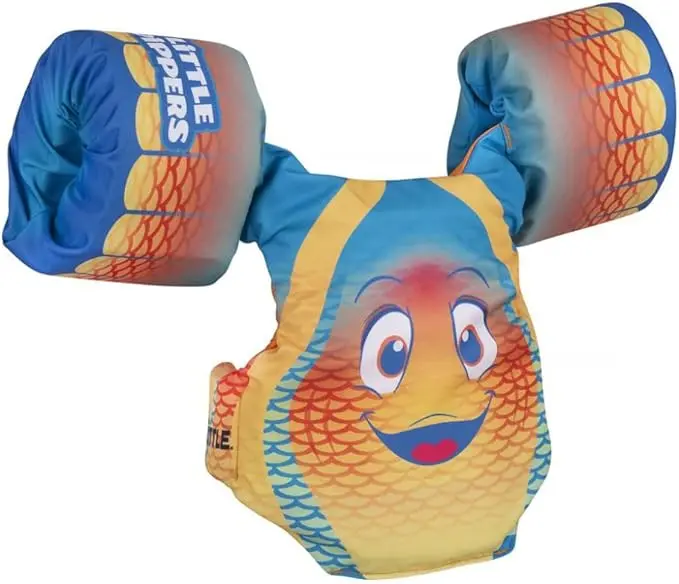 Full Throttle Little Dippers Kids' Fish-Themed Life Vest 1