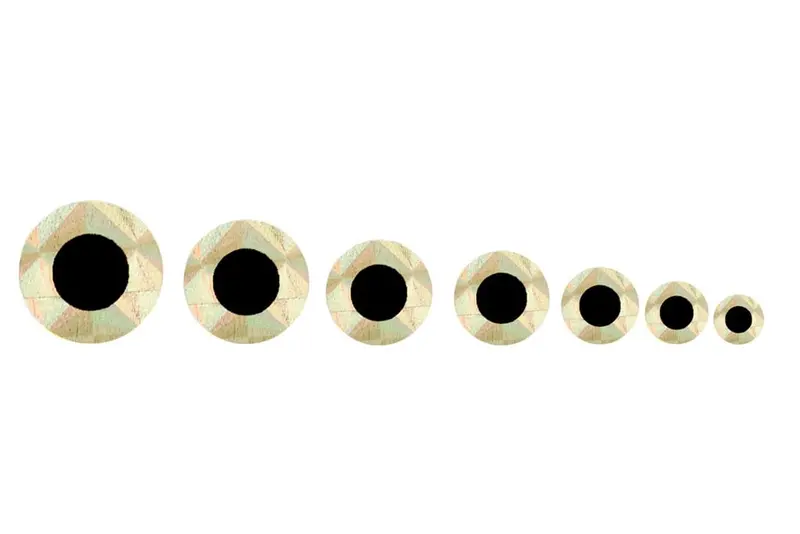 Fulling Mill Flat Stick-On Eye – Adhesive Fly-Tying Component 1