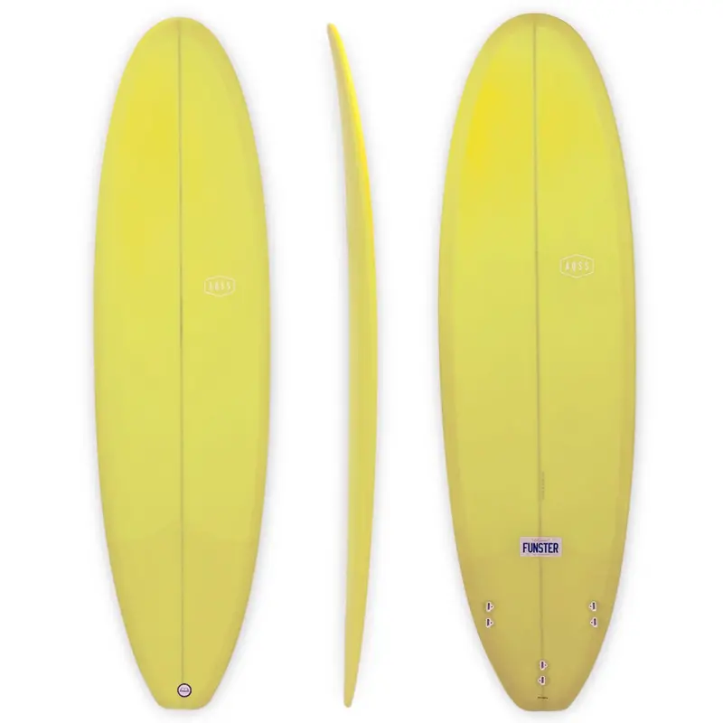 Funster Pine Lime Mini Malibu Surfboard – Compact Performance Shape 1