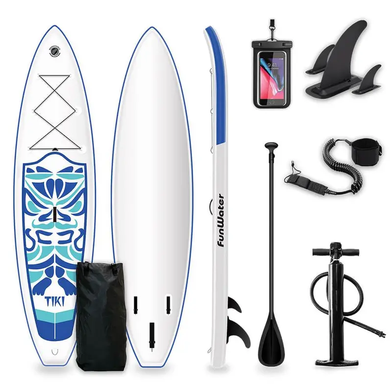 Funwater Tiki 10'6" Inflatable Sup – Blue Variant 1