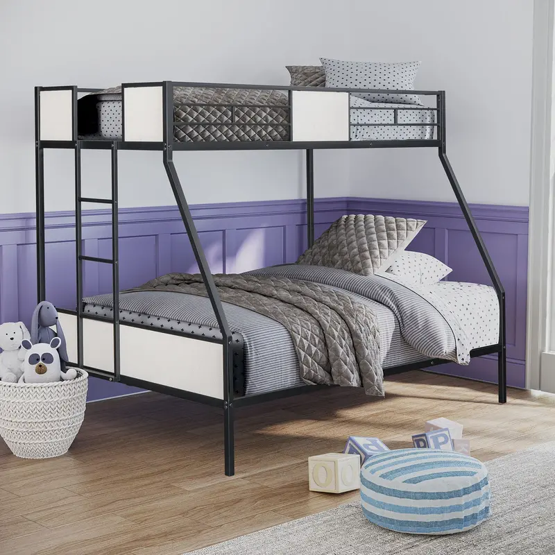 Furniture Of America Molton Twin-Over-Full Metal Bunk Bed (Fm-Bk904Bk-Tf) 1