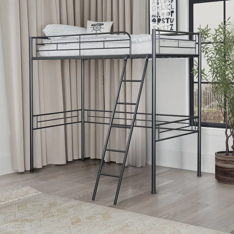 Furniture Of America Myles Twin Loft Bunk Bed With Desk Or Storage Options (Fm-Bk910Bk-T) 1
