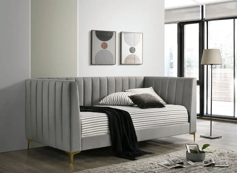 Furniture Of America Neoma Twin Daybed With Trundle Space – Cm1930Lg-Bed 1
