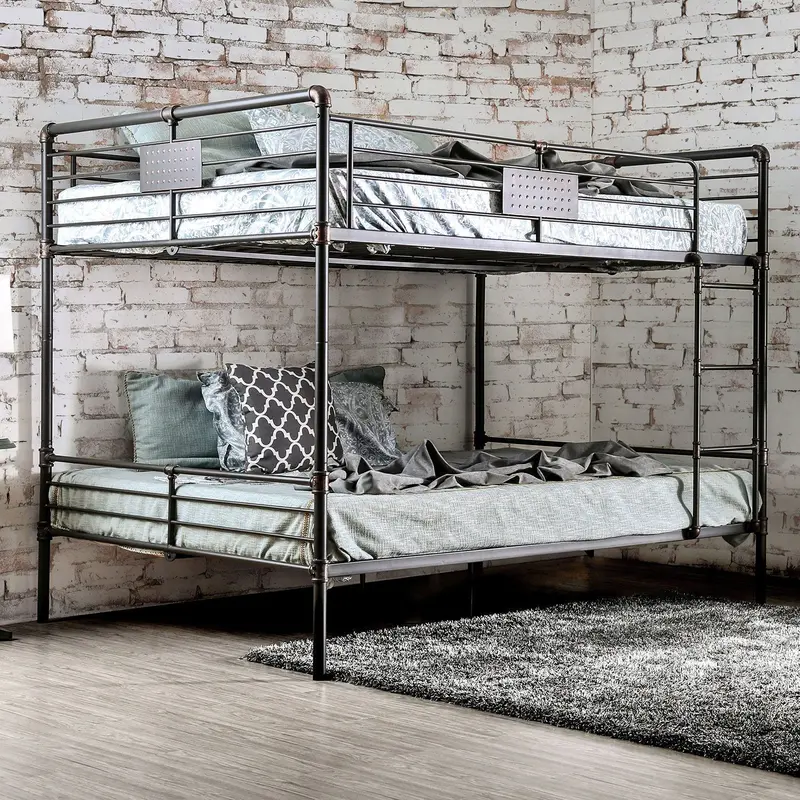 Furniture Of America Olga I Queen-Over-Queen Bunk Bed (Cm-Bk913Qq-Bed) 1