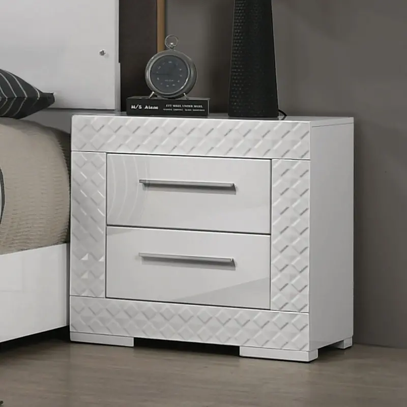 Furniture Of America Whitby Nightstand – Minimalist Transitional Accent 1