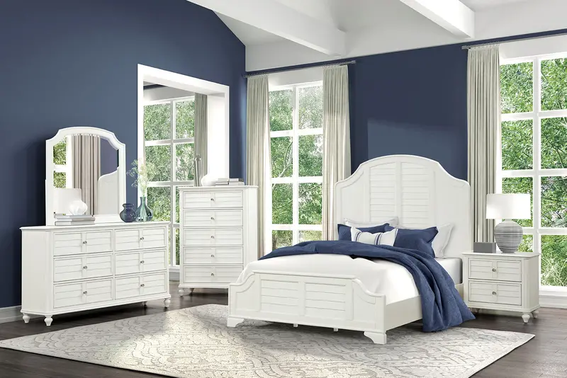 Furniture Of America Whitehaven Eastern King Platform Bed Frame 1