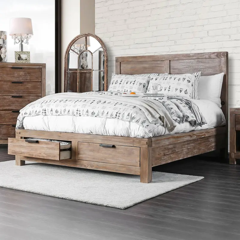 Furniture Of America Wynton Eastern King Platform Bed Frame 1