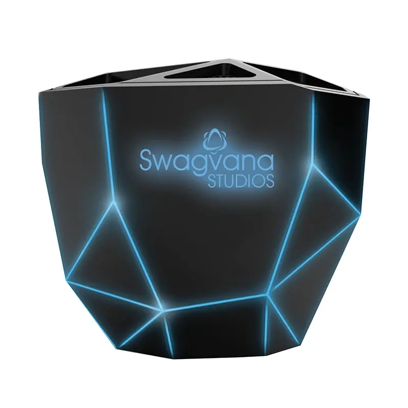 Geo Desktop Speaker With Skeletal Led Lighting And Bluetooth 1