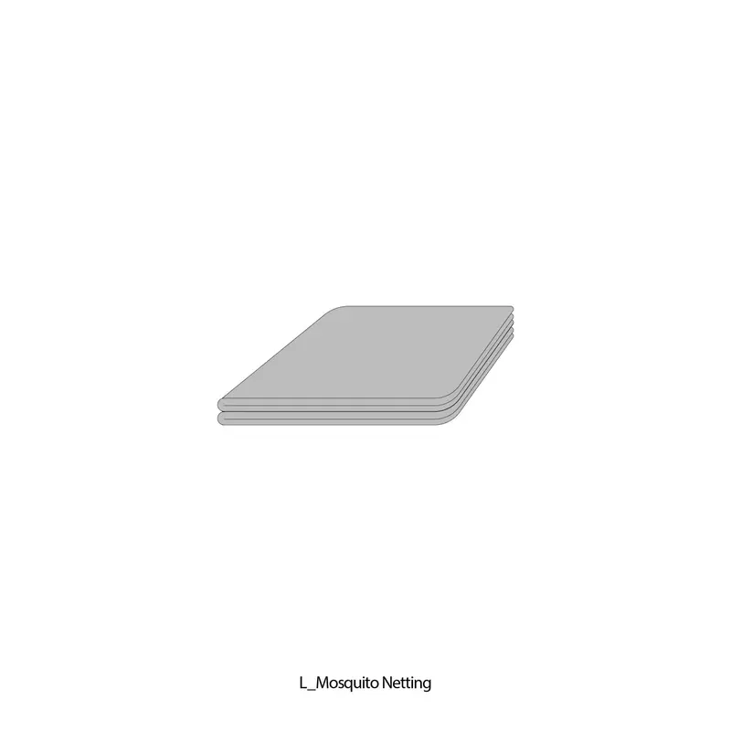 Gf100Mn-Gry-Az Mosquito Netting Panel 1