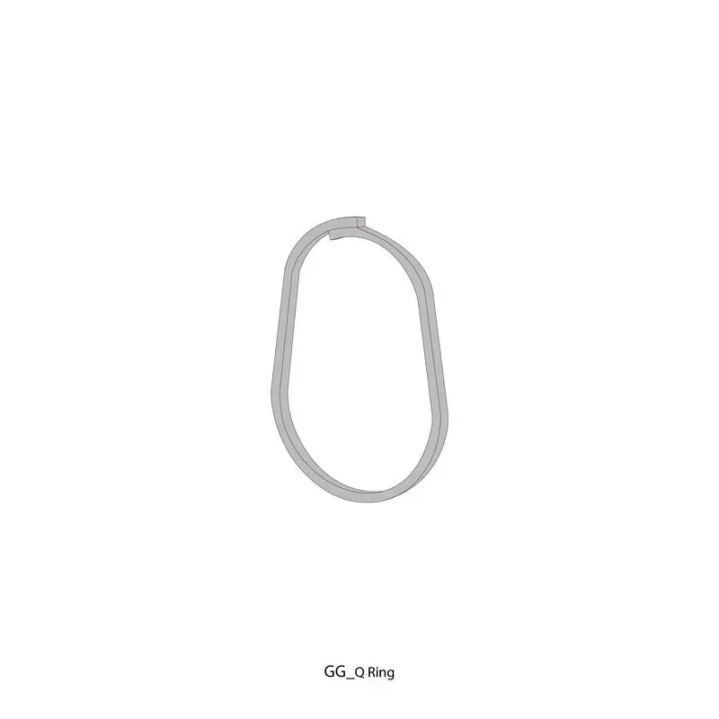 Gf100Mn-Gry-Az Q-Ring Hardware Component 1