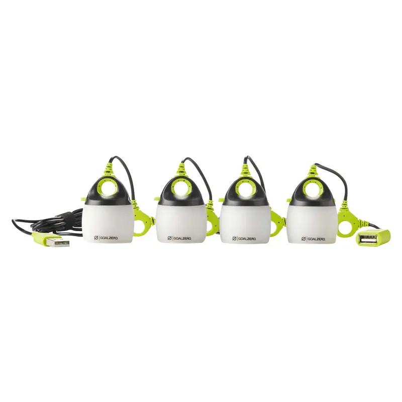 Goal Zero Light-A-Life Mini Led Light Set – 4-Pack With Shade Covers 1