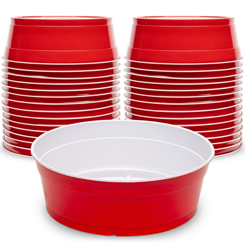 Gobig Red 60 Oz Jumbo Party Cup Bowls – 30-Count Bulk Pack 1