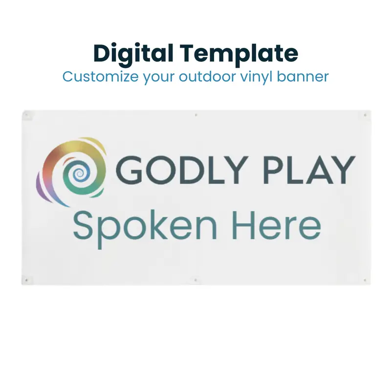 'Godly Play Spoken Here' Display Banner 1