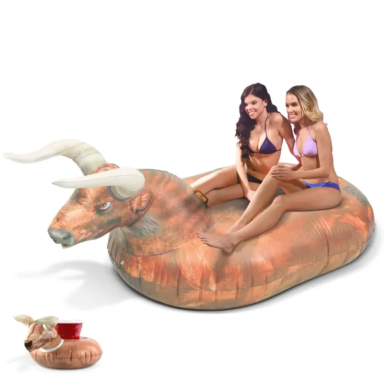 Gofloats Buckin’ Bull Giant Inflatable Pool Float 1