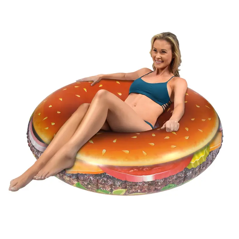 Gofloats Cheeseburger-Shaped Giant Pool Float 1