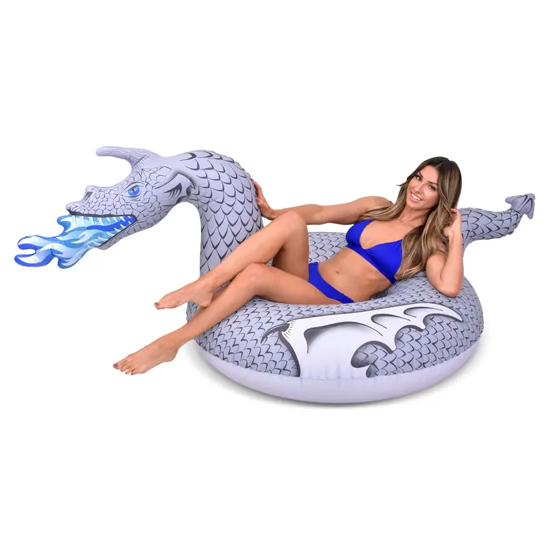 Gofloats Ice Dragon Inflatable Party Tube Raft 1