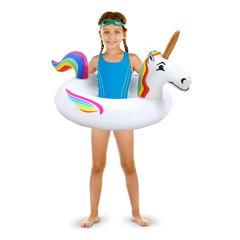 Gofloats Jr Unicorn Pool Float – Child-Friendly Inflatable Raft 1