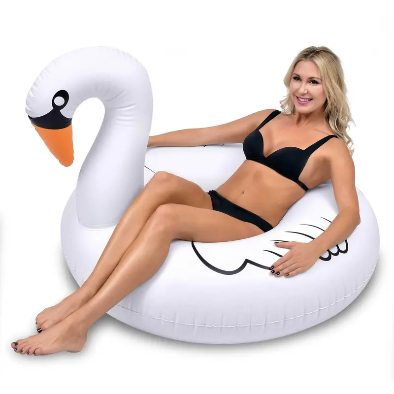 Gofloats Swan Inflatable Pool Float – Elegant Floating Raft 1