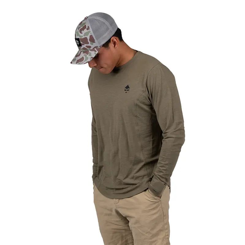 Gohunt Basin Merino Wool Base Layer Crew Neck Top 1