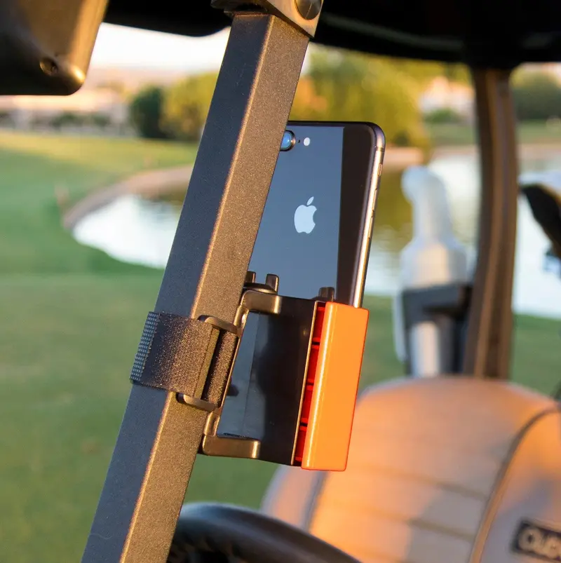 Golf Cart Mount Phone Caddy With Secure Grip 1