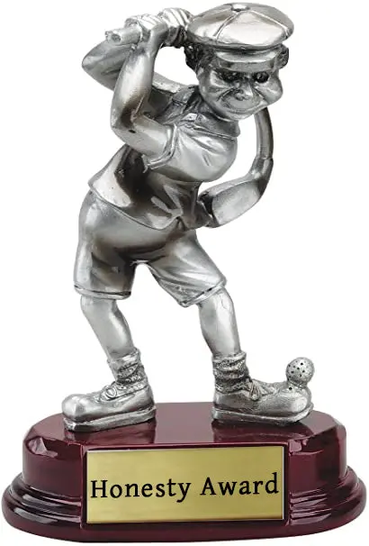 Goofy Golfer Honesty Award Trophy 1