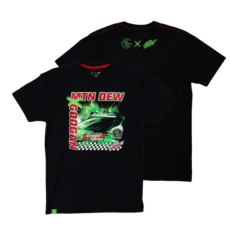 Googan Squad X Mountain Dew 'Bass Cruisin’' Graphic Tee 1