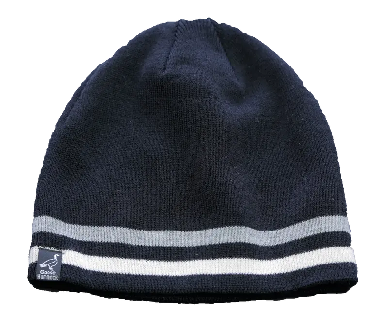 Goose Hummock Stripe Knit Beanie 1