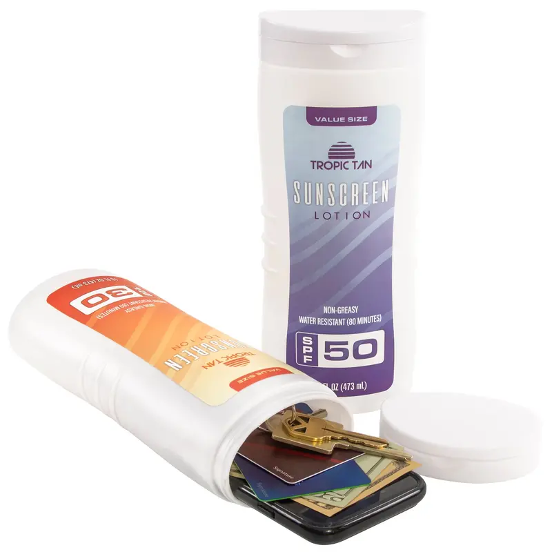 Gopong Discreet Sunscreen Bottles – 2-Pack Safety Design 1