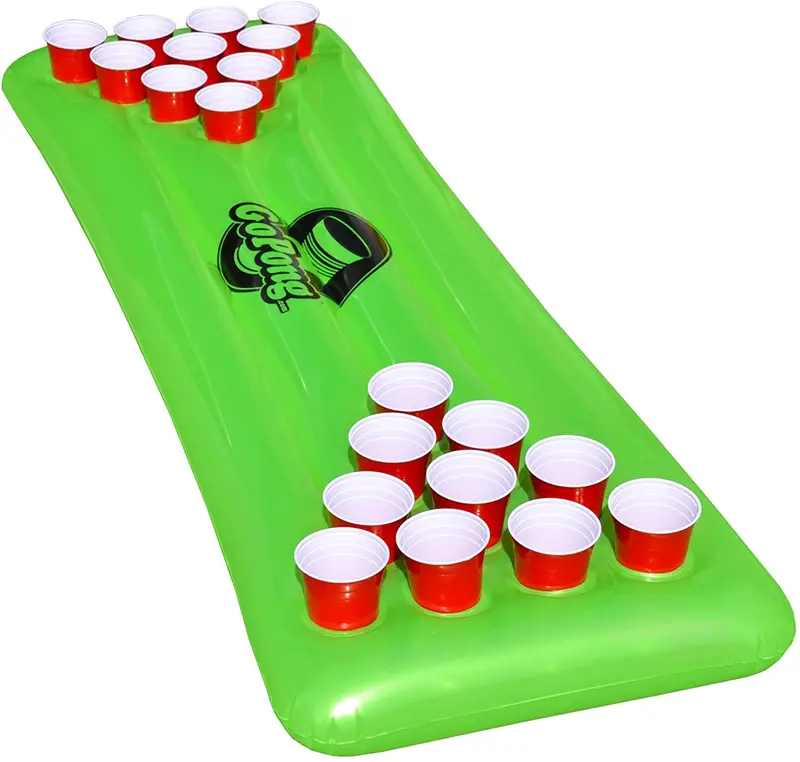 Gopong Inflatable Floating Beer Pong Table For Pools 1