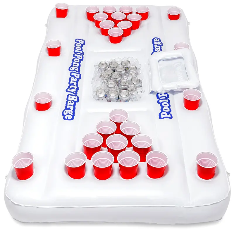 Gopong Original Floating Beer Pong Table With Built-In Cooler & Cup Holders 1