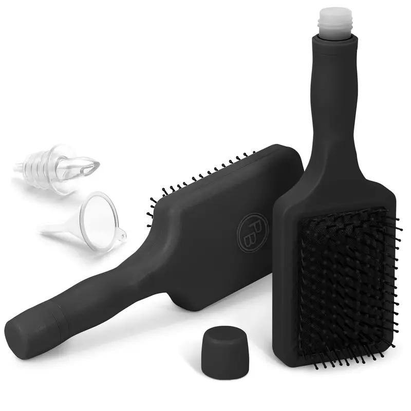 Gopong Party Brush Flask Duo – 16 Oz Total Concealed Travel Flasks For Men And Women 1