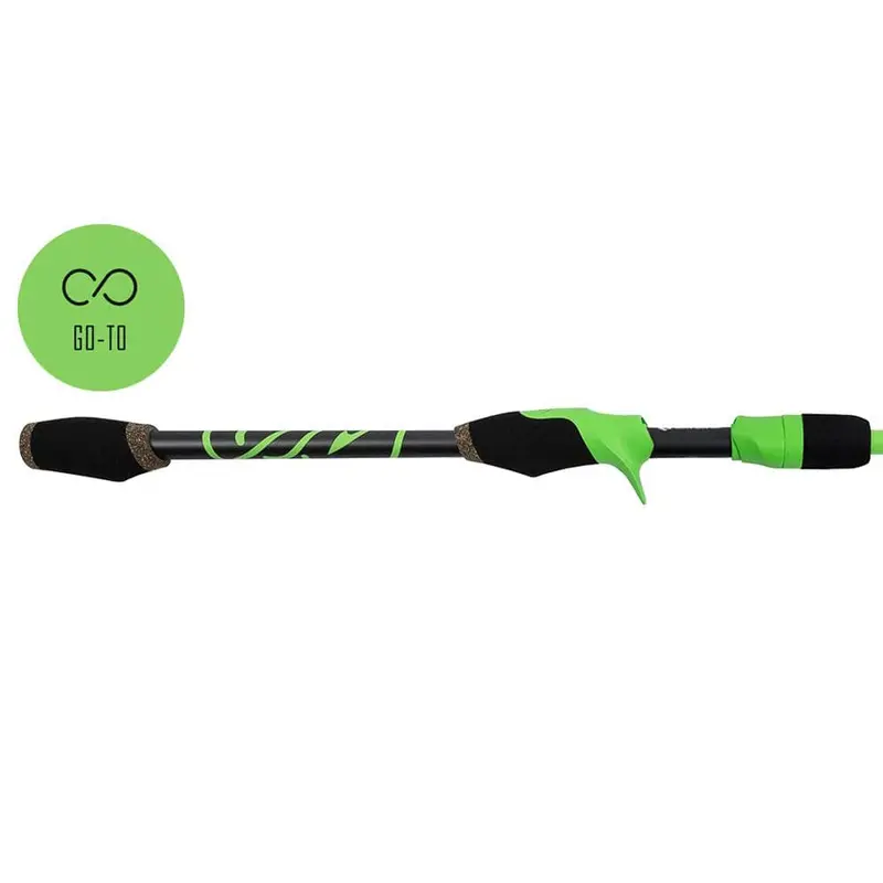 Green Series Go-To Casting Rod – Two-Piece Design 1