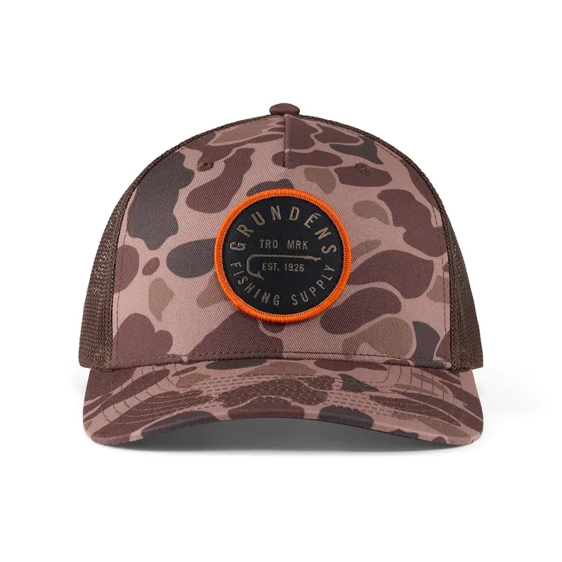 Grundens Hook Trucker Hat – Fp Duck Camo 1