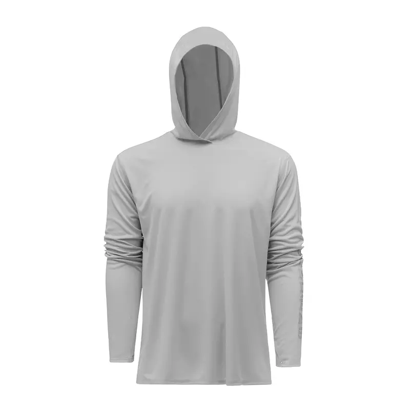 Grundens Tough Sun Hoodie – Oyster Gray, Size Xxl 1