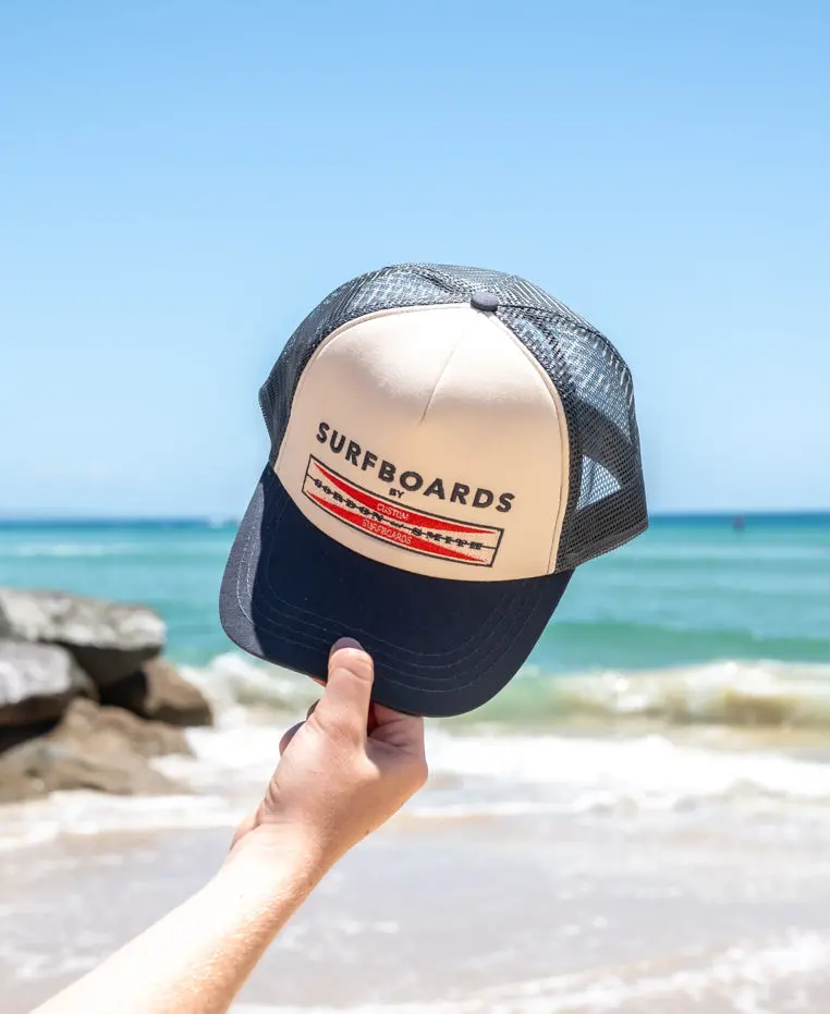 G&S Boards Heritage Trucker Cap – Washed Black 1