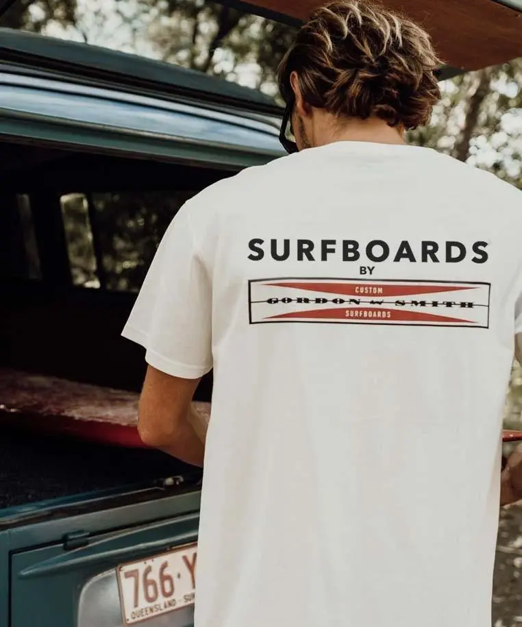 G&S Corp Logo T-Shirt – Off-White Base 1