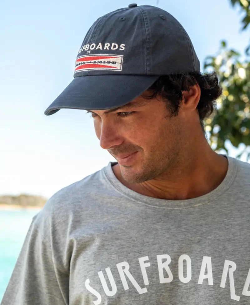 G&S Logo Canvas Cap In Washed Black 1