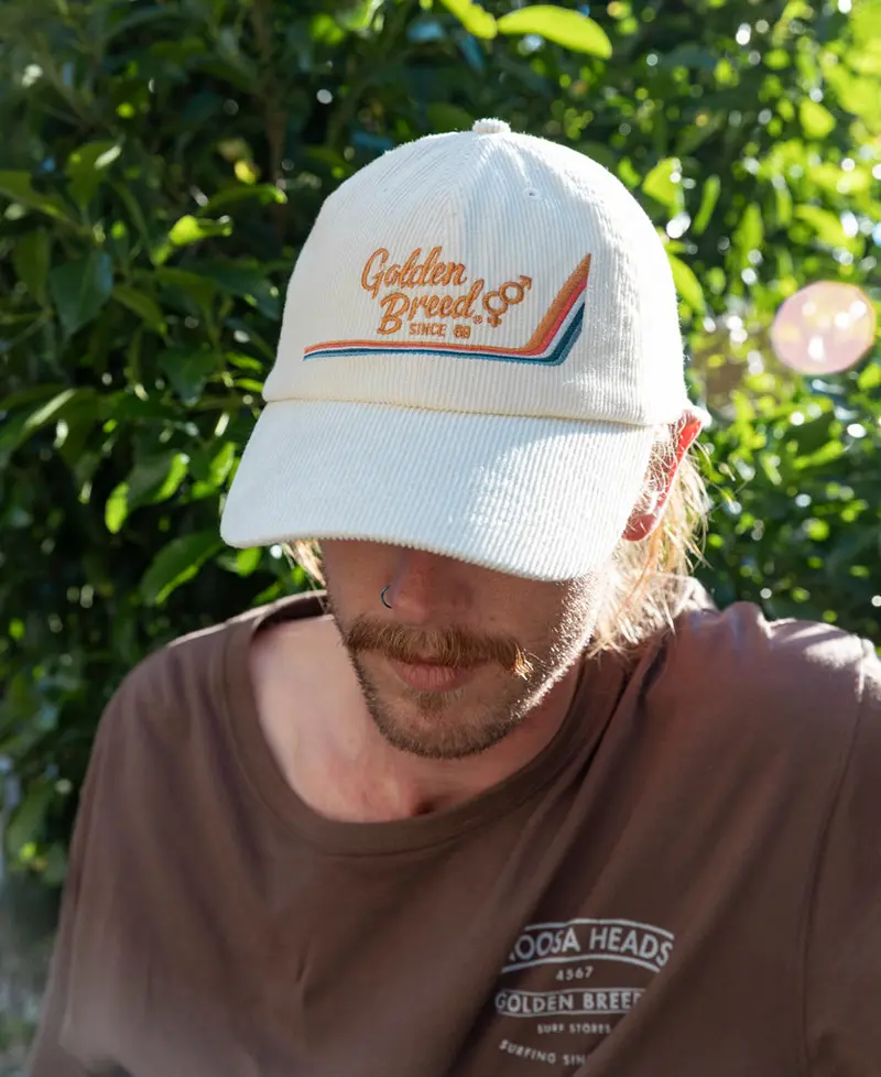 Hancock Corduroy Cap – Off-White 1