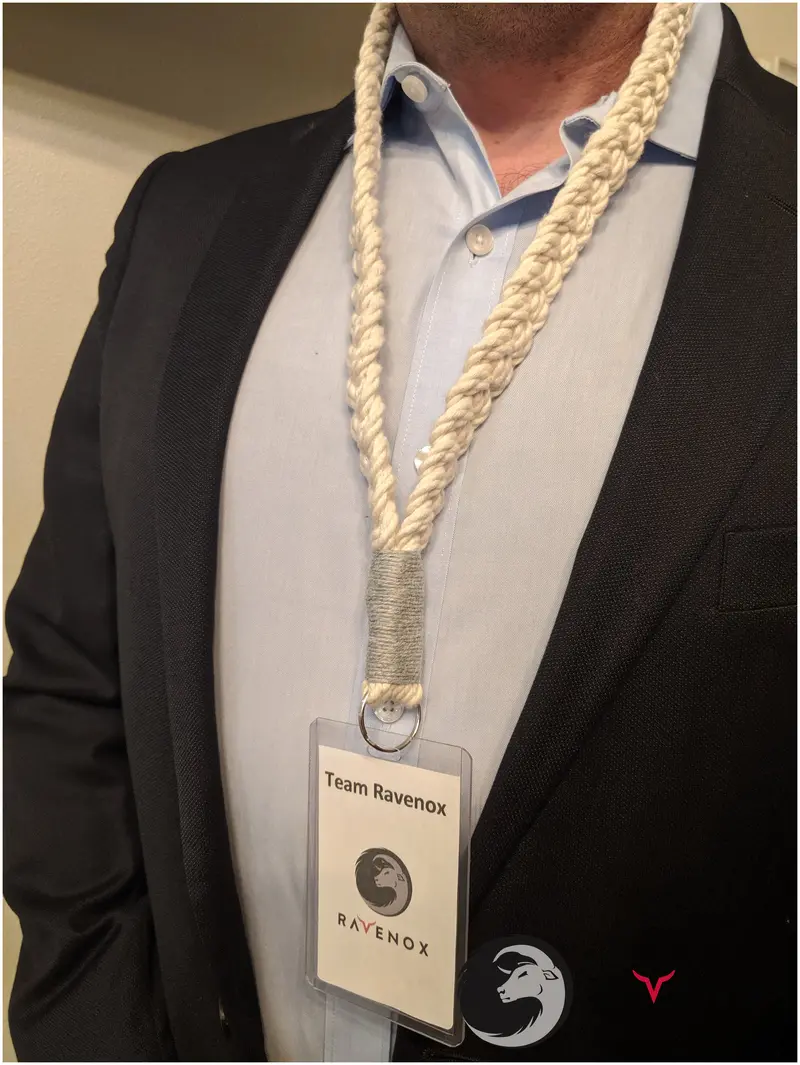 Handwoven Cotton Nautical Lanyard – Customizable Sailor’S Knot Design 1