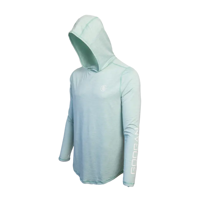 Harbor Heather Hooded Long-Sleeve Tee 1