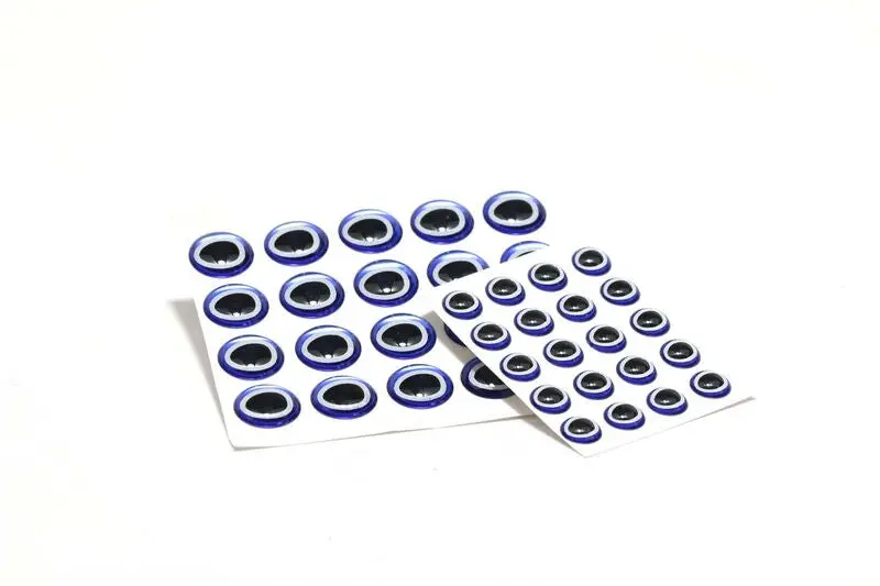 Hareline 1/4-Inch Oval Pupil 3D Fish Eyes 1