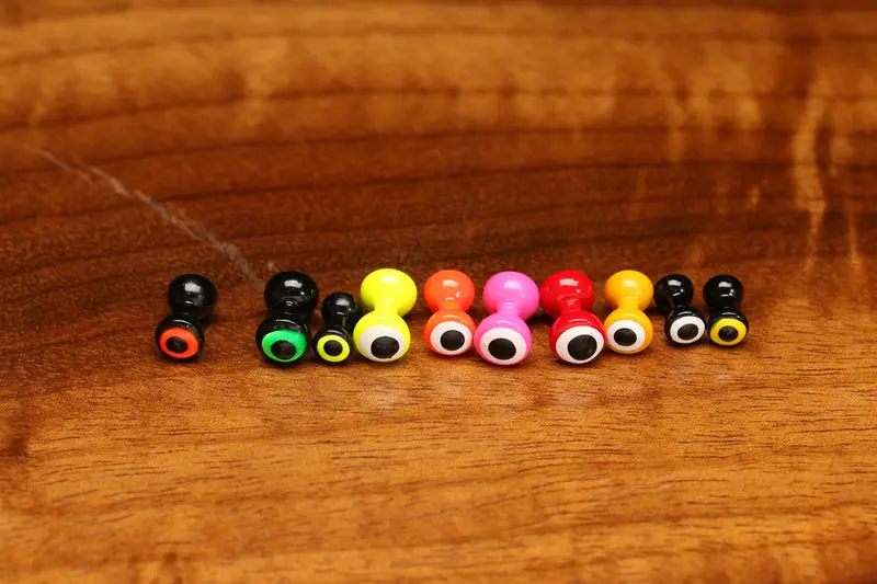 Hareline Dubbin Double-Pupil Lead Eyes – Weighted & Detailed 1