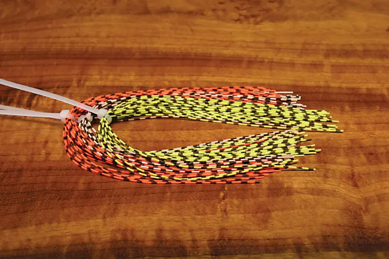 Hareline Grizzly Barred Rubber Legs – Medium Size 1