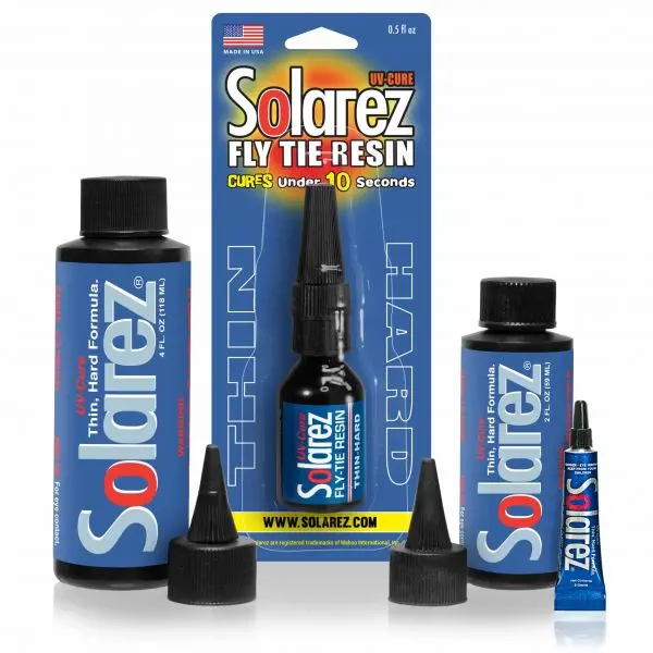 Hareline Solarez Thin Hard Uv Resin For Fly Tying – 4 Oz Bottle 1